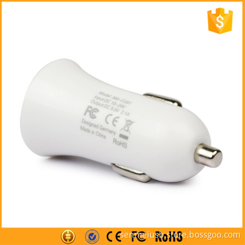 Dual Port USB Car Charger for Car
